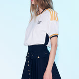 Ss6023 Emanuela Pileli Etekli Mini Elbise