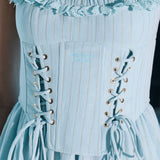 Ss6030 Sasha Korse Detaylı Mini Elbise