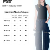 SS6044 KAREN DÜĞÜMLÜ TSHİRT