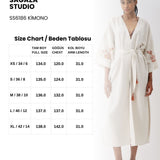 SS6186 Keten Bağlamalı Kimono