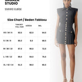 SS6190 Buttoned Mini Dress