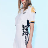 Ss6020 Isabeli Kısa Kollu Mini Elbise