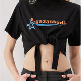 SS6181 BAĞLAMALI T-Shirt