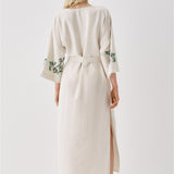 SS6186 Keten Bağlamalı Kimono